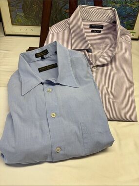 Men’s long sleeve dress shirts size 17